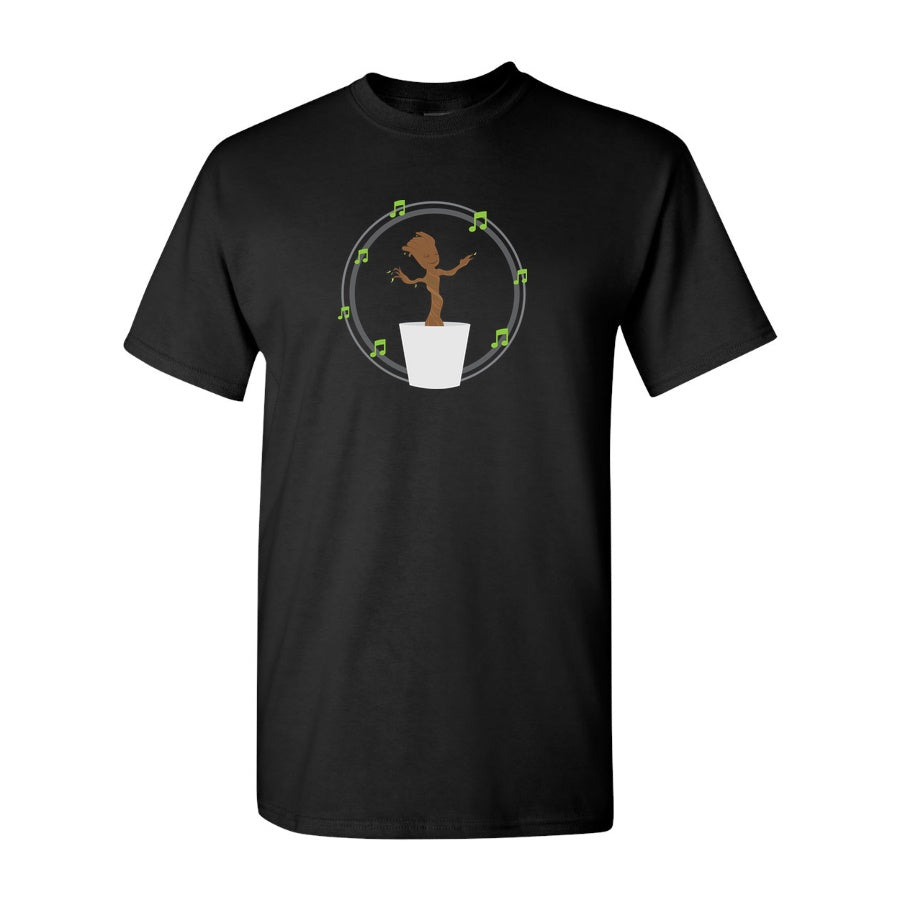 Men's Groot Cotton T-Shirt - Black