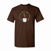 Men's Groot Cotton T-Shirt - Dark Brown