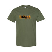 Men's Haikyu Cotton T-Shirt - Army Green