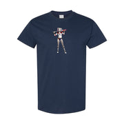 Men's Harley Quinn Cotton T-Shirt - Navy