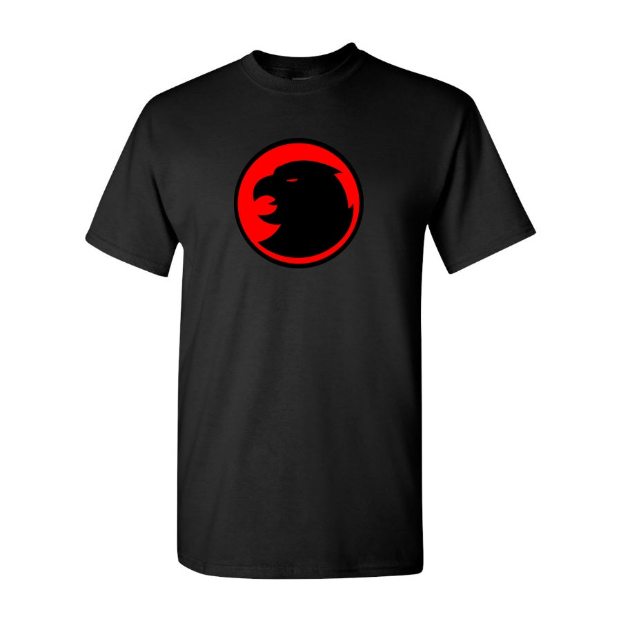 Men's Hawkgirl Cotton T-Shirt - Black