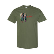 Men's Hawkman Cotton T-Shirt - Army Green