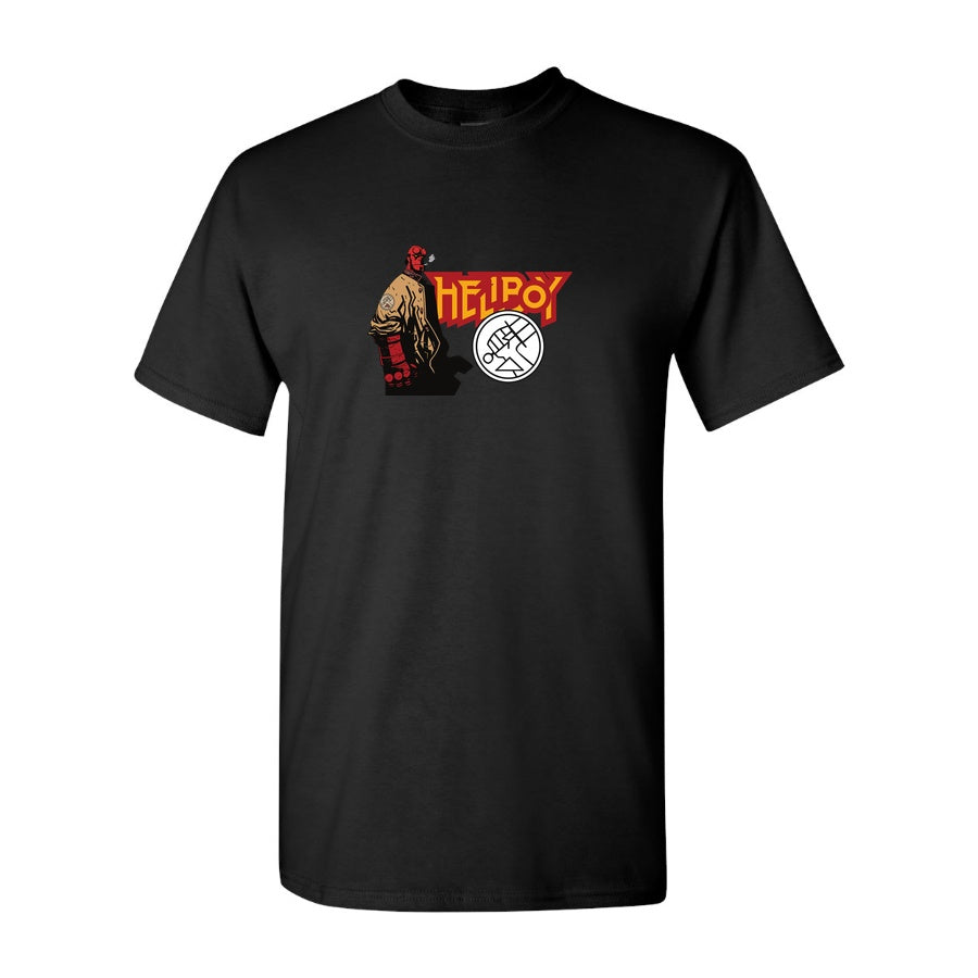 Men's Hellboy Cotton T-Shirt - Black
