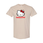 Men's Hello Kitty Cotton T-Shirt - Tan
