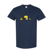 Men's Homer Simpson Cotton T-Shirt - Navy