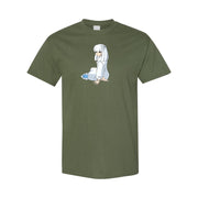 Men's Inuyasha Cotton T-Shirt - Army Green
