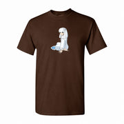 Men's Inuyasha Cotton T-Shirt - Dark Brown