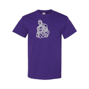 Men's Iron Man Cotton T-Shirt - Purple