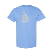 Men's Iron Man Cotton T-Shirt - Sky Blue