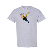 Men's Johnny Bravo Cotton T-Shirt - Grey