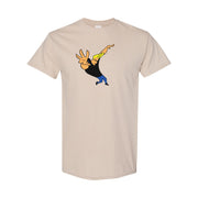 Men's Johnny Bravo Cotton T-Shirt - Tan