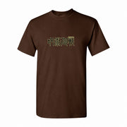 Men's Jujutsu Kaisen Cotton T-Shirt - Dark Brown