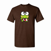 Men's Keroppi Cotton T-Shirt - Dark Brown