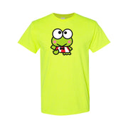 Men's Keroppi Cotton T-Shirt - Safety Green