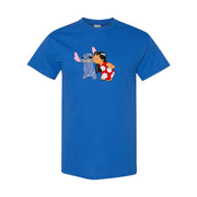 Men's Lilo & Stitch Cotton T-Shirt - Blue