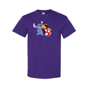 Men's Lilo & Stitch Cotton T-Shirt - Purple