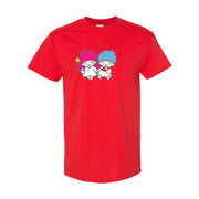 Men's Little Twin Stars Cotton T-Shirt - Red