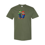Men's Luigi Cotton T-Shirt - Army Green