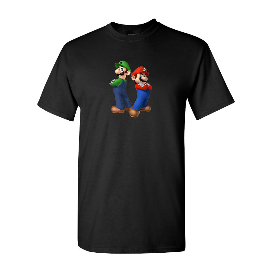 Men's Luigi Cotton T-Shirt - Black