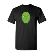 Men's Martian Manhunter Cotton T-Shirt - Black