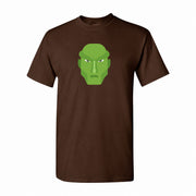 Men's Martian Manhunter Cotton T-Shirt - Dark Brown