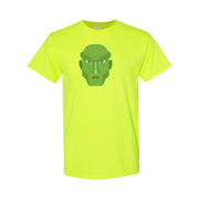 Men's Martian Manhunter Cotton T-Shirt - Safety Green