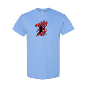 Men's Miles Morales Cotton T-Shirt - Sky Blue