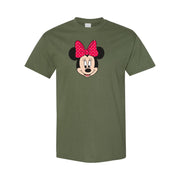 Men's Minnie Mouse Cotton T-Shirt - Army Green