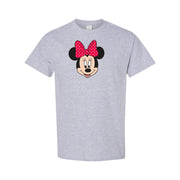 Men's Minnie Mouse Cotton T-Shirt - Grey