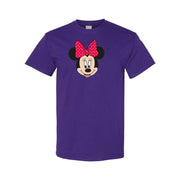 Men's Minnie Mouse Cotton T-Shirt - Purple