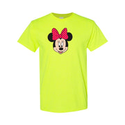 Men's Minnie Mouse Cotton T-Shirt - Safety Green