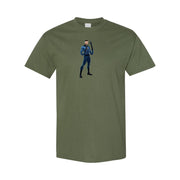 Men's Mister Fantastic Cotton T-Shirt - Army Green