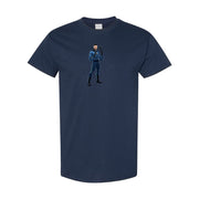 Men's Mister Fantastic Cotton T-Shirt - Navy