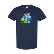 Men's Monsters Inc Cotton T-Shirt - Navy