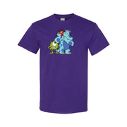 Men's Monsters Inc Cotton T-Shirt - Purple