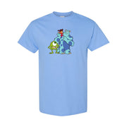 Men's Monsters Inc Cotton T-Shirt - Sky Blue