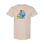 Men's Monsters Inc Cotton T-Shirt - Tan