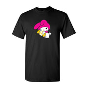 Men's My Melody Cotton T-Shirt - Black