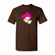 Men's My Melody Cotton T-Shirt - Dark Brown