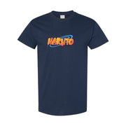 Men's Naruto Cotton T-Shirt - Navy