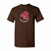 Men's Neon Genesis Evangelion Cotton T-Shirt - Dark Brown