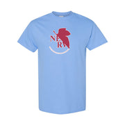 Men's Neon Genesis Evangelion Cotton T-Shirt - Sky Blue