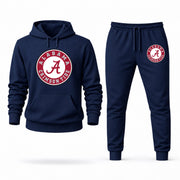 Men's Alabama Hoodie Joggers Set - Navy digital placement mockup