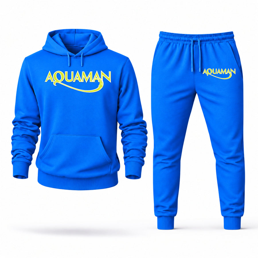 Men's Aquaman Hoodie Joggers Set