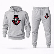 Men's Austin Peay Hoodie Joggers Set - Grey digital placement mockup
