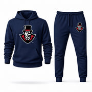 Men's Austin Peay Hoodie Joggers Set - Navy digital placement mockup