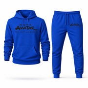 Men's Avatar The Last Airbender Hoodie Joggers Set - Blue digital placement mockup