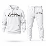 Men's Avatar The Last Airbender Hoodie Joggers Set - White digital placement mockup