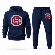 Men's Bethune-Cookman Hoodie Joggers Set - Navy digital placement mockup