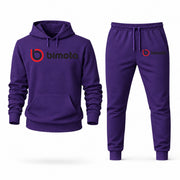 Men's Bimota Hoodie Joggers Set - Purple digital placement mockup